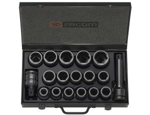 Facom - Zestaw nasadek Calowych 3/4-15/8 - NK.500U