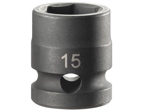 Facom - Nasadka udarowa 1/2" 6-kątna, krótka, metryczna, 15 mm - NSS.15A