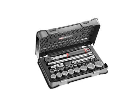 Facom - 23 El Komplet nasadek Metr 1/2 12K S.161B - S.161-3P12