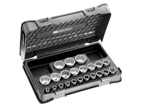 Facom - Skrzynia nasadek 1/2 12 Kątne Metryczne - S.400B