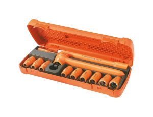 Facom - Zestaw Nasadowy Izolowany 12 Narzędzi - S.400AVSE