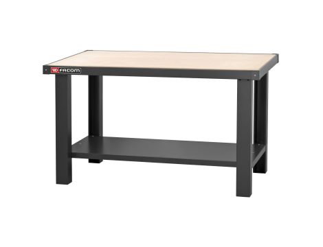 Facom - Stół Warsztatowy 1,5M Z Blatem Drewnianym - WB.1500WA