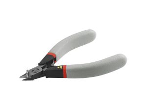 Facom - szczypce ESD tnące boczne do elementów DIP-CMS, cięcie płaskie, Ø CuNi 0,1 – 0,7 mm - 417.SPE