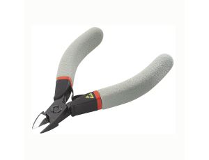 Facom - szczypce ESD tnące z główką ostrołukową, wydłużone, cięcie płaskie, Ø CuNi 0,1 – 1,3 mm - 425.E