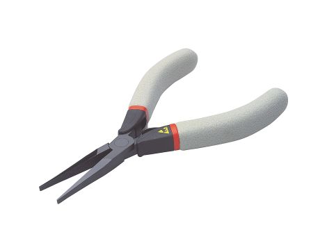 Facom - szczypce ESD do chwytania, szczęki płaskie wysmukłe - 431.LE
