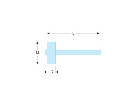 Facom - Młotek Z Rękojeścią Z Drewna Hikorowego - 1263H.400