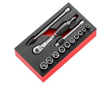 Facom - Sls Piank Mod 1/4 Komplet nasadek 6Pt Rl.171 - MODM.RL1SLS