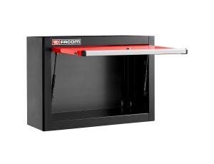 Facom - Szafka wisząca Jetline+, pojedyncza z drzwiami pełnymi, czerwona - JLS3-CHSPP