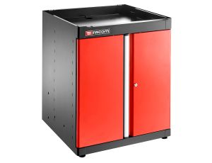 Facom - Szafka niska Jetline+, pojedyncza z drzwiami pełnymi, czerwona - JLS3-MBSPP