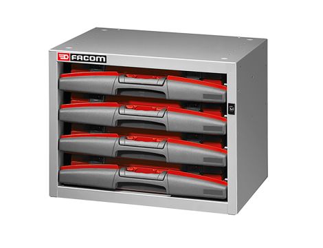 Facom - Mała Szafka 4 Mobilne Szuflady Niska - F50000003