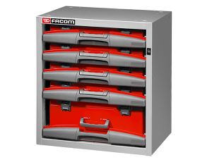 Facom - Mała Szafka 5 Mobilnych Szuflada Wysoka - F50000024