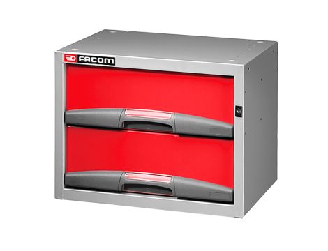 Facom - Mała Szafka 2 Stałe Szuflady Niska - F50000041