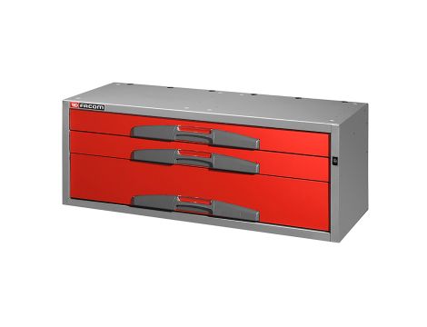 Facom - Duża Szafka 3 Stałe Szuflady Niska - F50000085