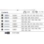 King Tony - ZESTAW BITÓW 10mm 43cz. Z UCHWYTEM UDAROWYM 414710M, HEX 4 - 12mm, TORX T20 - T60, SPLINE 5 - 12mm, KASETA - 1043CQ - 2