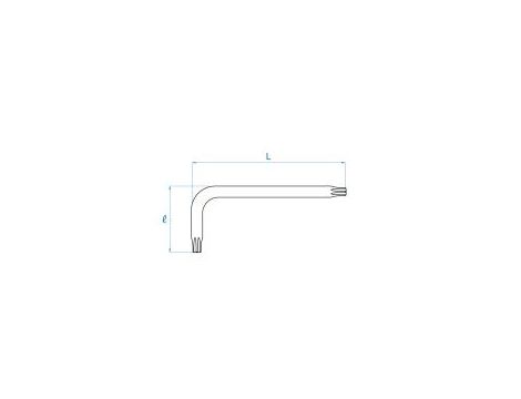 King Tony - IMBUS EXTRA DŁUGI TORX T40 x 182mm - 112340R - 2