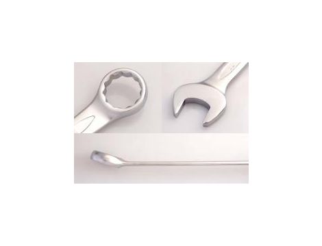 King Tony - ZESTAW KLUCZY PŁASKO-OCZKOWYCH 8cz. 10 -22mm, ETUI - 1208MR - 4