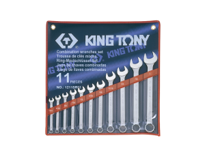 King Tony - ZESTAW KLUCZY PŁASKO-OCZKOWYCH CALOWYCH 1/4 - 1