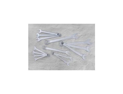 King Tony - ZESTAW KLUCZY PŁASKO-OCZKOWYCH CALOWYCH 5/16 - 1.1/4", 14cz. ETUI - 1214SR - 3