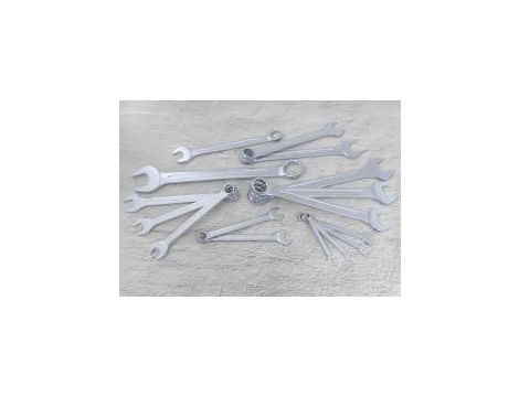 King Tony - ZESTAW KLUCZY PŁASKO-OCZKOWYCH CALOWYCH 1/4" - 1-1/4", 16cz. ETUI - 1216SR - 4