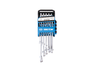 King Tony - ZESTAW KLUCZY PŁASKO-OCZKOWYCH 12 CZ. 8 - 22MM - 12D12MRS