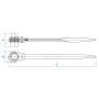 King Tony - DWUSTRONNY KLUCZ NASADKOWY Z GRZECHOTKĄ 11x13mm, DŁ. 241mm - 15001113P - 5