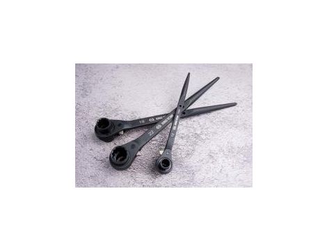 King Tony - DWUSTRONNY KLUCZ NASADKOWY Z GRZECHOTKĄ 12x14mm, DŁ. 241mm - 15001214P