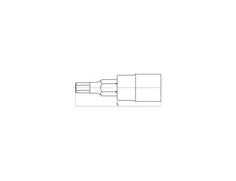 King Tony - NASADKA 1/4" Z KOŃCÓWKĄ HEX 3 x 37mm - 203503 - 2