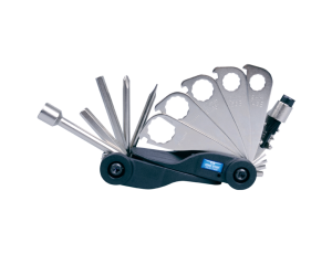 King Tony - ZESTAW NARZĘDZI ROWEROWYCH, HEX 2,5 - 6mm, NASADKI 9 - 15mm, PH2, PŁASKI 5.0 - 20A17MR