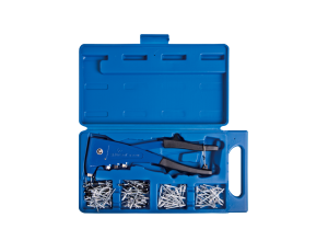 King Tony - NITOWNICA RĘCZNA DO NITÓW STALOWYCH 2.4 - 4.8mm Z ZESTWEM NITÓW - 21-20-07MR