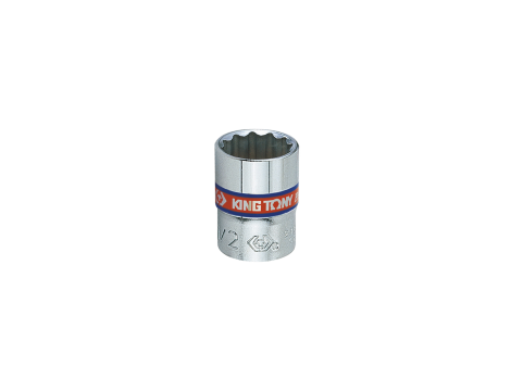 King Tony - NASADKA KRÓTKA 1/4" 1/2" x 24mm, 12-kąt. Cr-V - 233016S