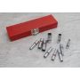 King Tony - ZESTAW NASADEK CALOWYCH 1/4" 10cz. DŁUGIE 6-kąt. 5/32 - 1/2" KASETA - 2510SR - 3