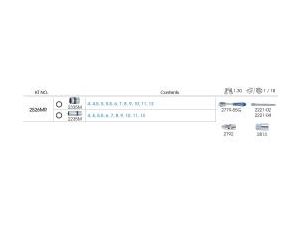King Tony - ZESTAW NASADEK 1/4