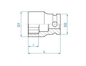 King Tony - NASADKA KRÓTKA UDAROWA 1/4