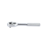 King Tony - GRZECHOTKA Z PRZYCISKIEM 1/4" 24 ZĘBY 140mm UCHWYT MOLETOWANY - 2761-55F - 2