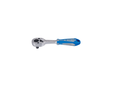 King Tony - GRZECHOTKA UCHYLNA 1/4" 24 ZĘBY 130mm UCHWYT GUMOWY, BLOKADA - 2774-55G