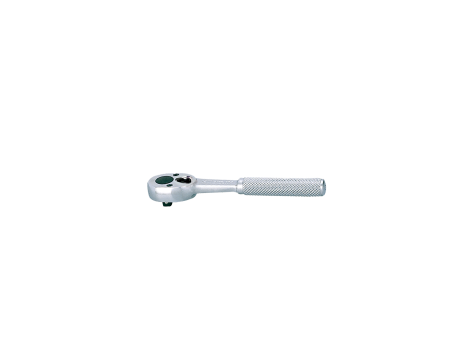 King Tony - GRZECHOTKA 1/4" 24 ZĘBY 130mm UCHWYT MOLETOWANY, BLOKADA - 2779-55F