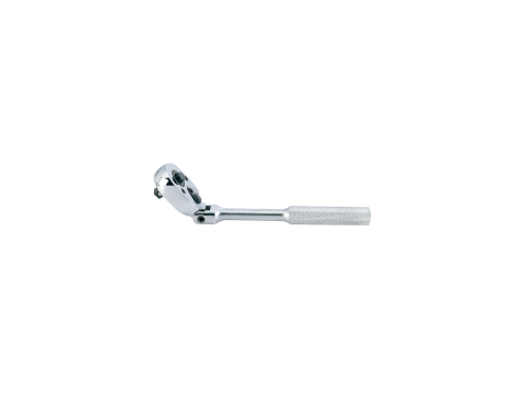 King Tony - GRZECHOTKA Z PRZYCISKIEM 1/4" ŁAMANA 24 ZĘBY 150mm UCHWYT MOLETOWANY - 2781-06F