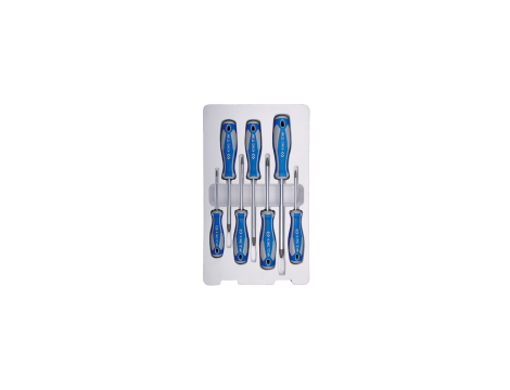 King Tony - ZESTAW WKRĘTAKÓW 7 cz. TORX Z OTWOREM T10, T15, T20, T25, T27, T30, T40 - 30307PR
