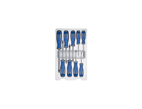 King Tony - ZESTAW WKRĘTAKÓW 9 cz. TORX T8, T9, T10, T15, T20, T25, T27, T30, T40 - 30319PR