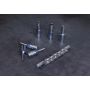 King Tony - ZESTAW NASADEK GWIAZDKOWYCH 3/8" 6cz. DŁUGIE E-TORX E4 - E14, SZYNA, - 3116PR - 4