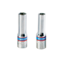 King Tony - NASADKA DŁUGA CIENKOŚCIENNA 3/8" 10mm x 65mm 6-kąt, DO ŚWIEC ŻAROWYCH, CHROM - 321510M - 2