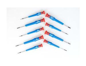 King Tony - ZESTAW WKRĘTAKÓW PRECYZYJNYCH 9cz. PŁASKIE 0,8- 4,0x 40mm, PUDEŁKO - 32209MR - image 2