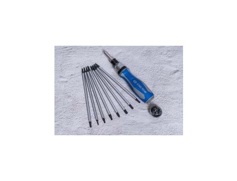 King Tony - TELESKOPOWY WKRĘTAK DO BITÓW 1/4" Z GRZECHOTKĄ Z ZESTAWEM BITÓW (PH, PZ, SL, TORX, HEX) 16 CZ. - 32526MRN - 2