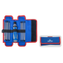 King Tony - TELESKOPOWY WKRĘTAK DO BITÓW 1/4" Z GRZECHOTKĄ Z ZESTAWEM BITÓW (PH, PZ, SL, TORX, HEX) 16 CZ. - 32526MRN - 2