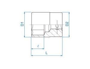 King Tony - NASADKA KRÓTKA 3/8