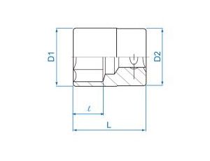King Tony - NASADKA KRÓTKA 3/8