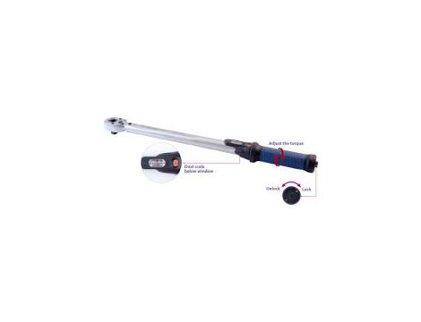 King Tony - KLUCZ DYNAMOMETRYCZNY Z PRZYCISKIEM 1/2" 20 - 100 Nm - 34466-1FG - 2