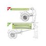 King Tony - KLUCZ DYNAMOMETRYCZNY 1", 500 - 2500 Nm, MOLETOWANY UCHWYT - 34862-3FF - 3