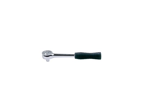 King Tony - GRZECHOTKA 3/8" 45 ZĘBÓW 200mm UCHWYT GUMOWY - 3725-08G