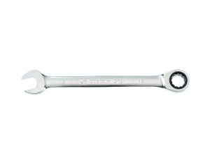 King Tony - KLUCZ PŁASKO-OCZKOWY Z GRZECHOTKĄ JEDNOKIERUNKOWĄ 72 ZĘBY 236 x 18mm - 373118M